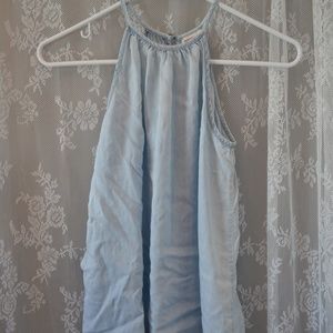 Jean colored tank top